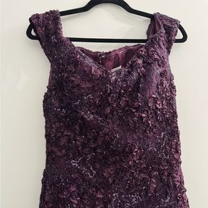 Jovani size 16 dark purple dress never worn!